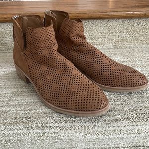 Dolce Vita Brown Perforated Booties